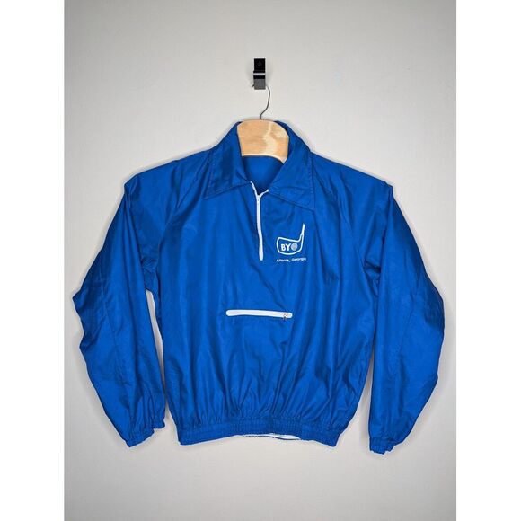 Vintage Atlanta Georgia Golf Club Jacket Windbreaker Large Blue BYO Scupper Jack - Picture 13 of 14